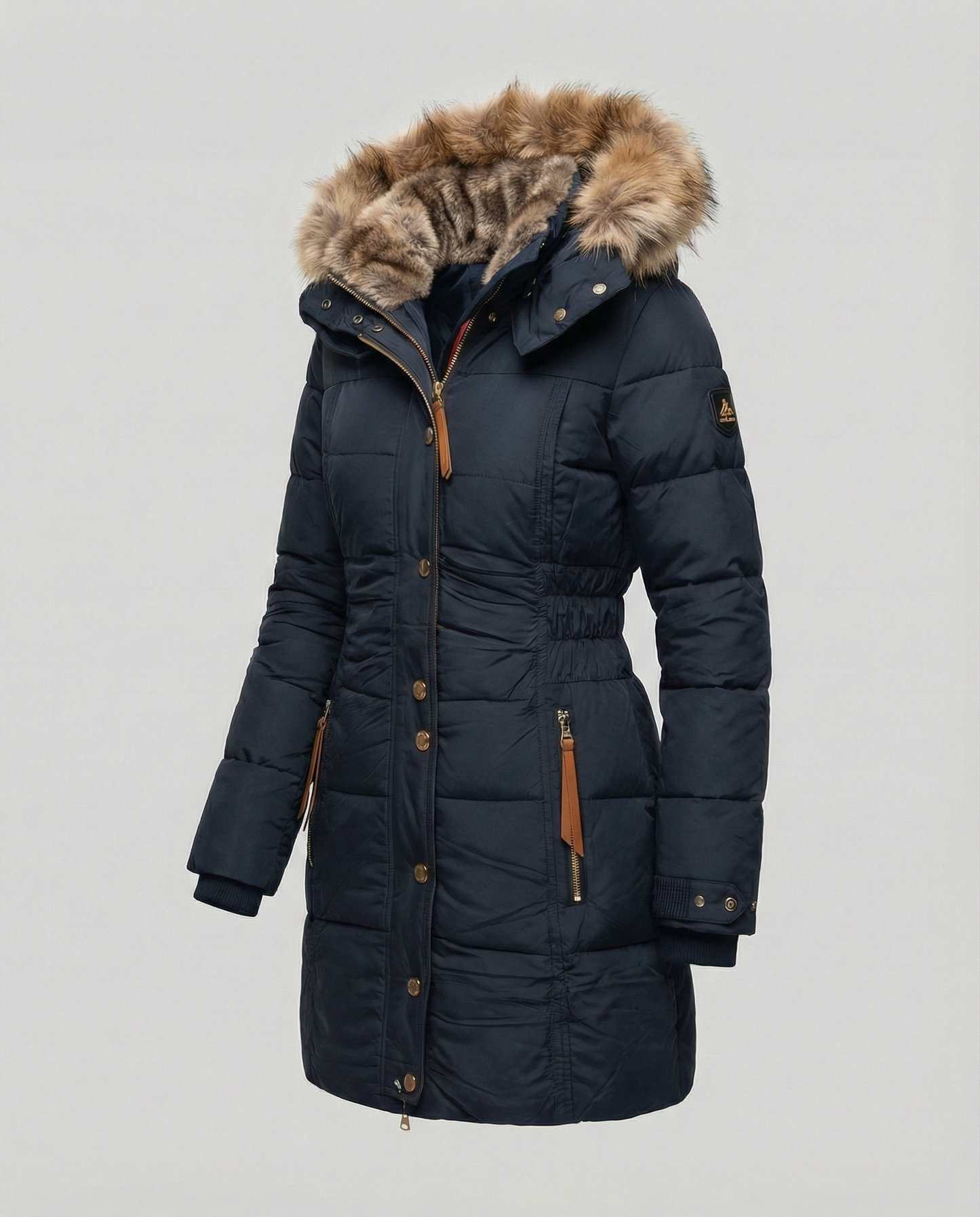 Damenparka Fellgefüttert Warm
