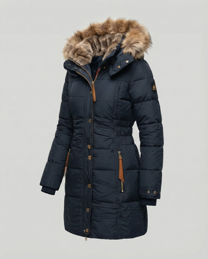 Damenparka Fellgefüttert Warm