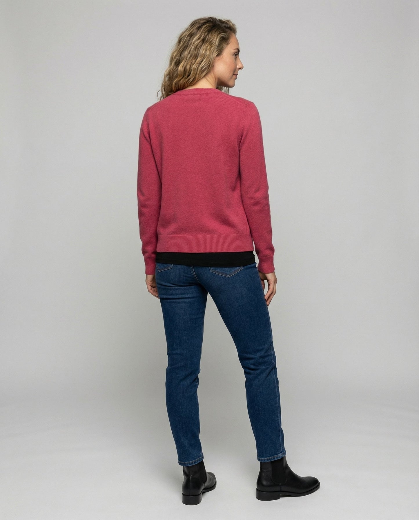 Damen Merino Strickpullover Warm
