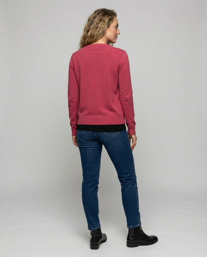 Damen Merino Strickpullover Warm