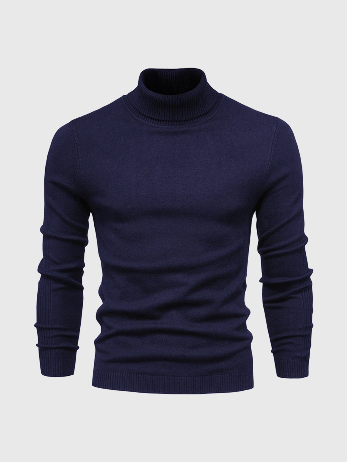 Herren Rollkragenpullover Kurz Waschbar