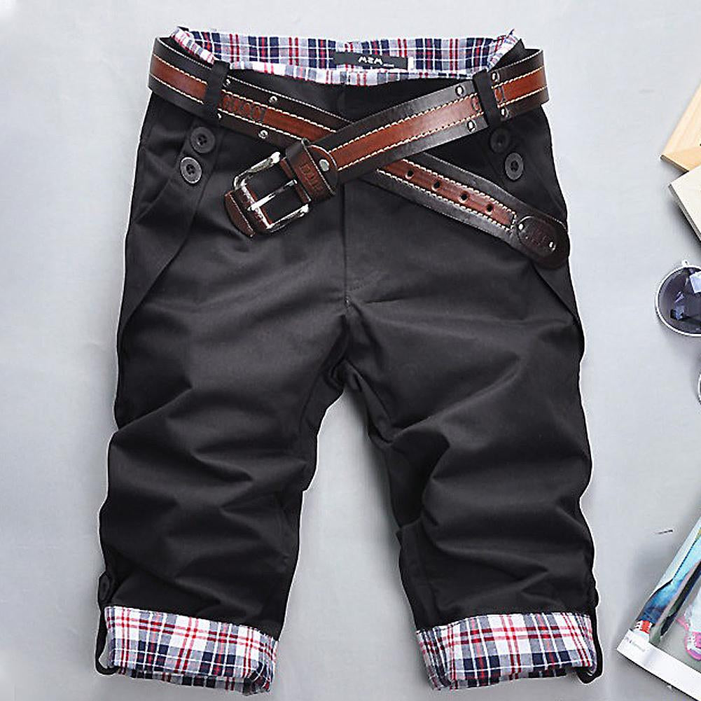 Heidi Damen Shorts Gürtel Karomuster