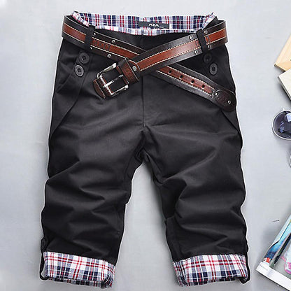 Heidi Damen Shorts Gürtel Karomuster
