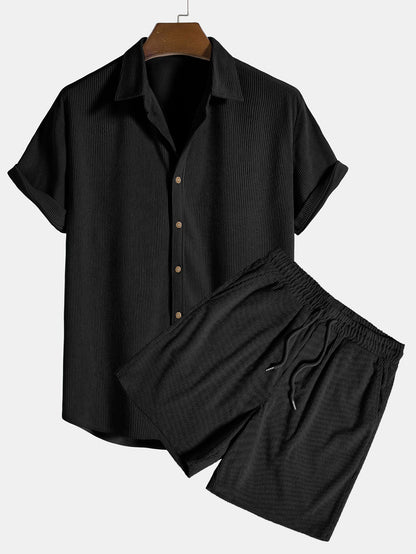 Herren Sommer Set Zweiteilig Baumwolle