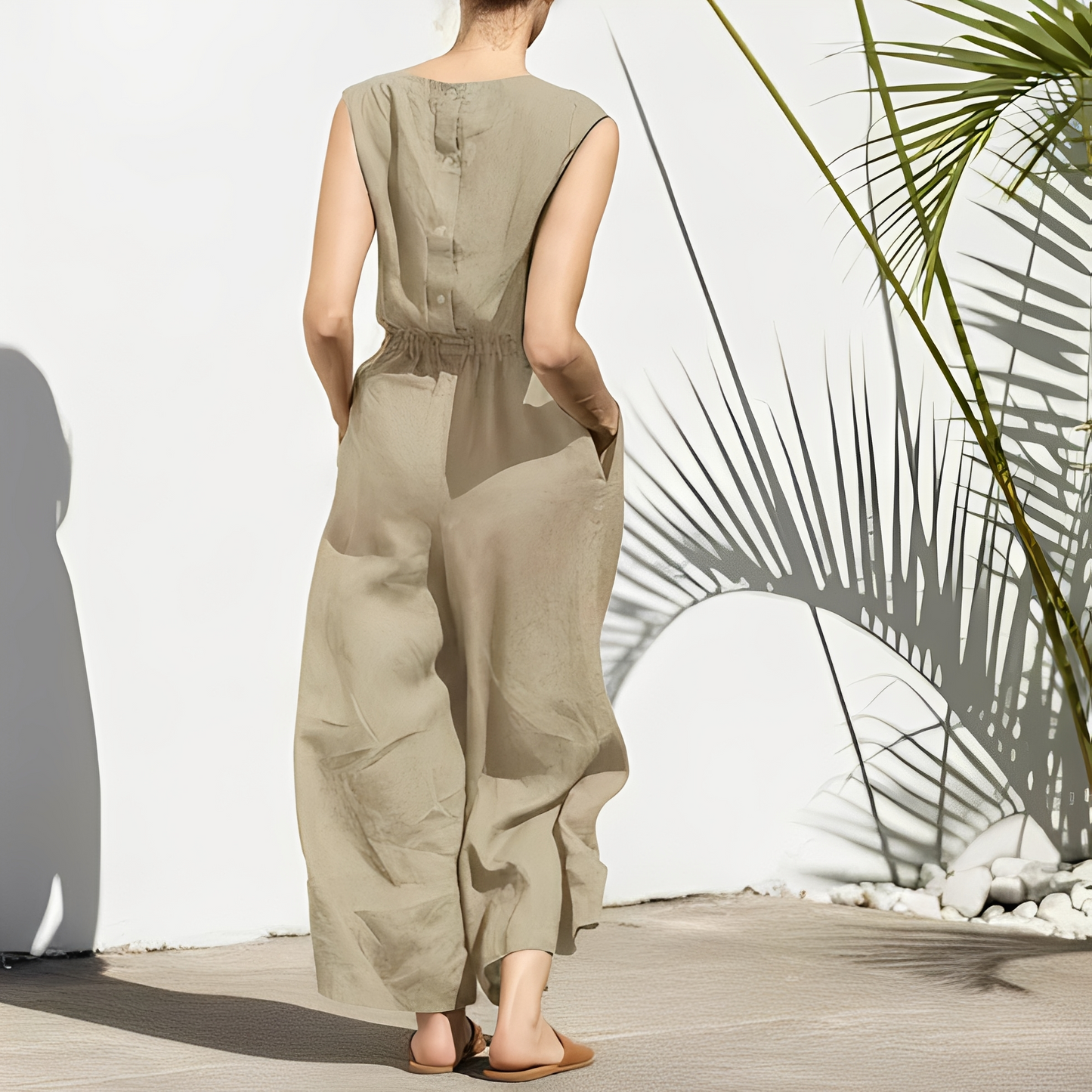 Damen Sommer-Overall Bequem Leicht