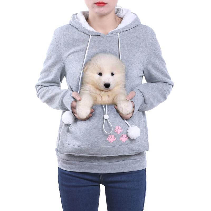 Norvielle Damen Hoodie Kapuze Katzentasche