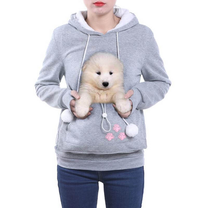 Norvielle Damen Hoodie Kapuze Katzentasche