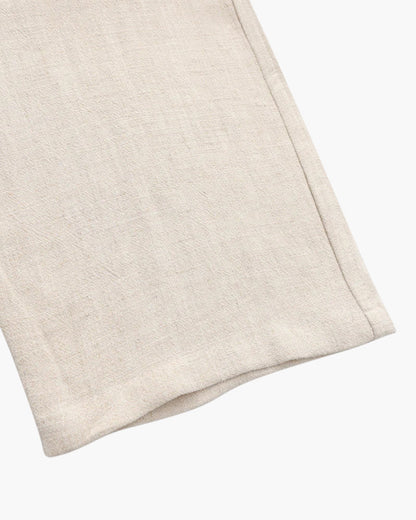 Herren Leinenhose Slim Fit Leicht Beige