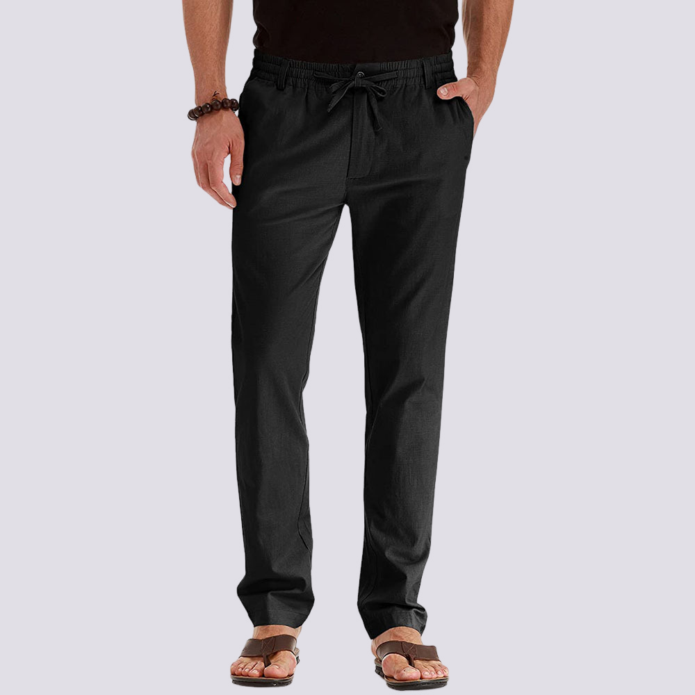 Herren Cargo Freizeithose Leicht Flexibler Bund Beige