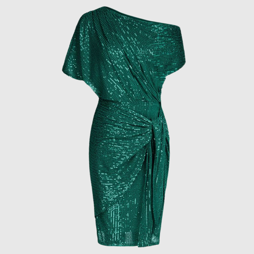 Mitena Damen Bodycon-Kleid Pailletten