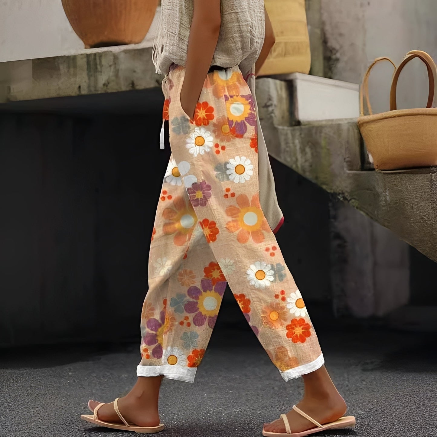 Damenhose mit Taschen Stilvoll