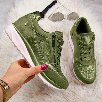 Orthopädische Sneaker Damen Reißverschluss