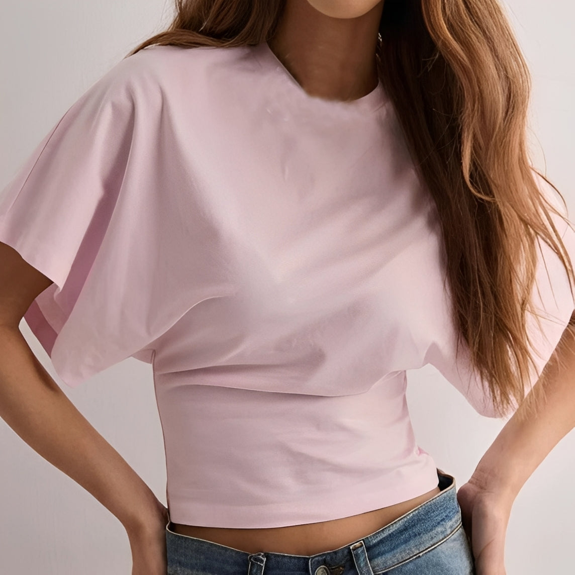 Mabel Damen Shirt Weite Ärmel