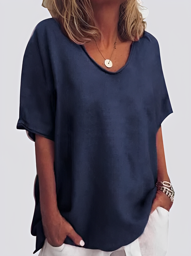 Damen Bluse Lässig Locker Sitzend