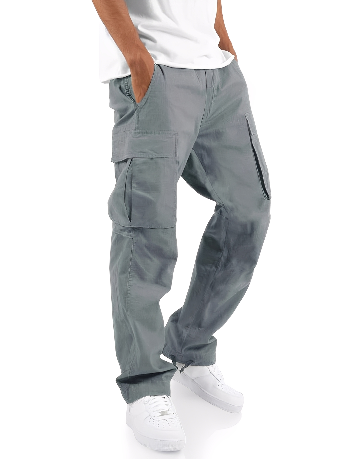 Cooper Herren Cargohose Bequem Kordelzug