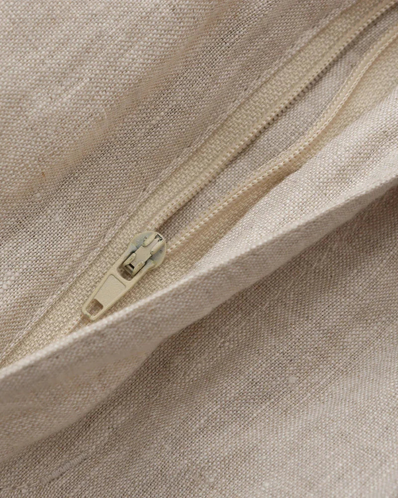 Herren Leinen-Outfit Sommer Shorts Leinenhemd Anthrazit