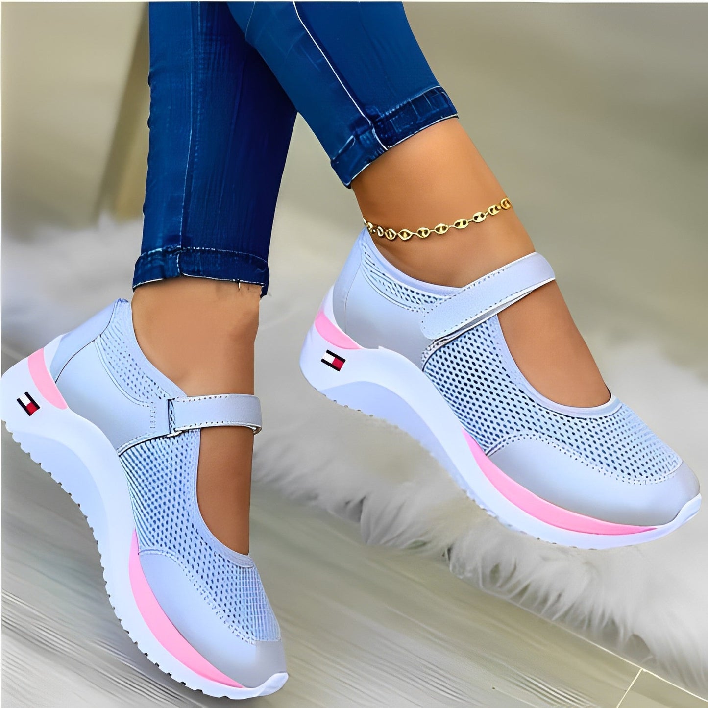 Norvielle Damen Orthopädische Schuhe Leichtes Mesh