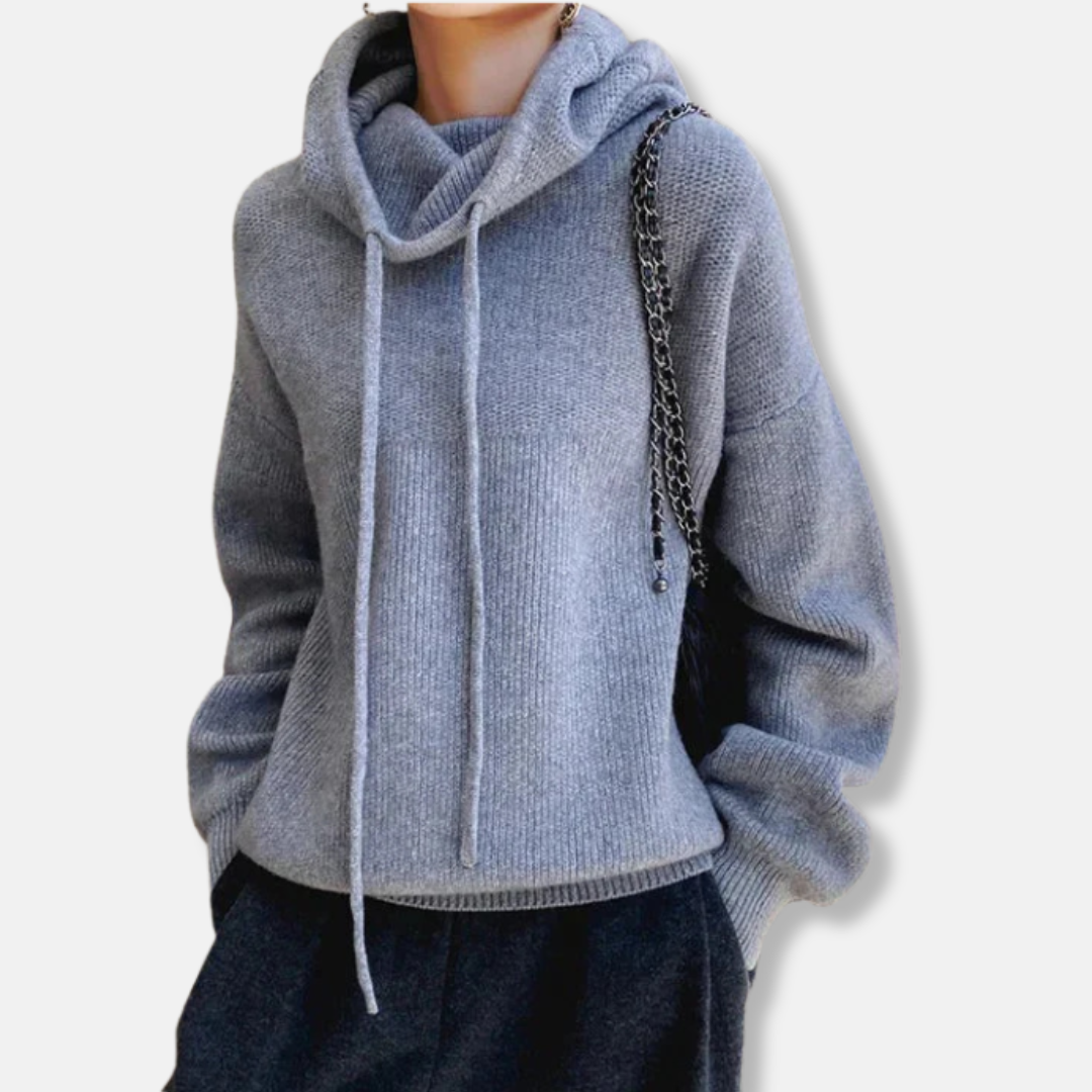 Norvielle Herren Sweatshirt Übergröße Weiches Strickmaterial Kapuze