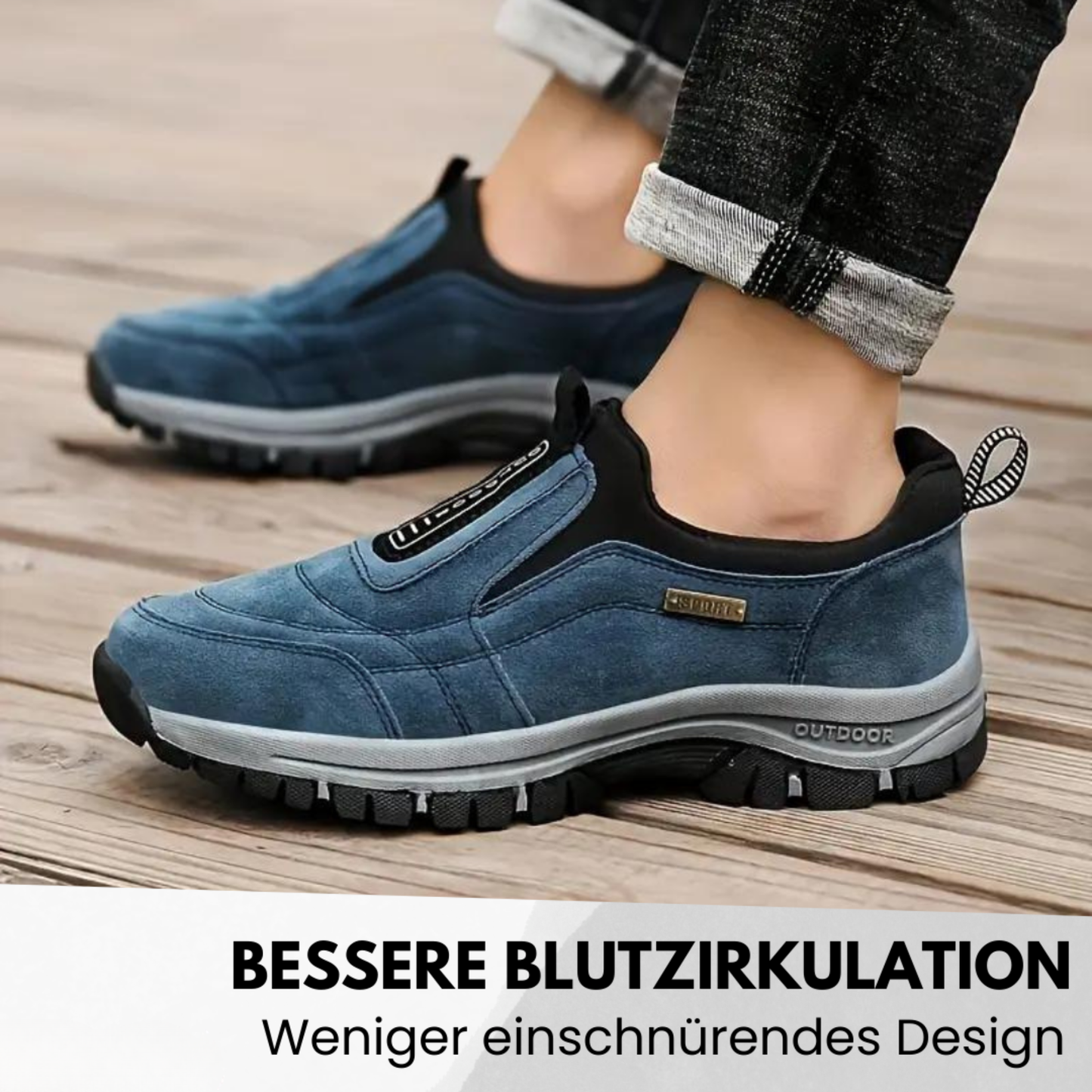 Herren Laufschuhe Stabile Sohle Alltag