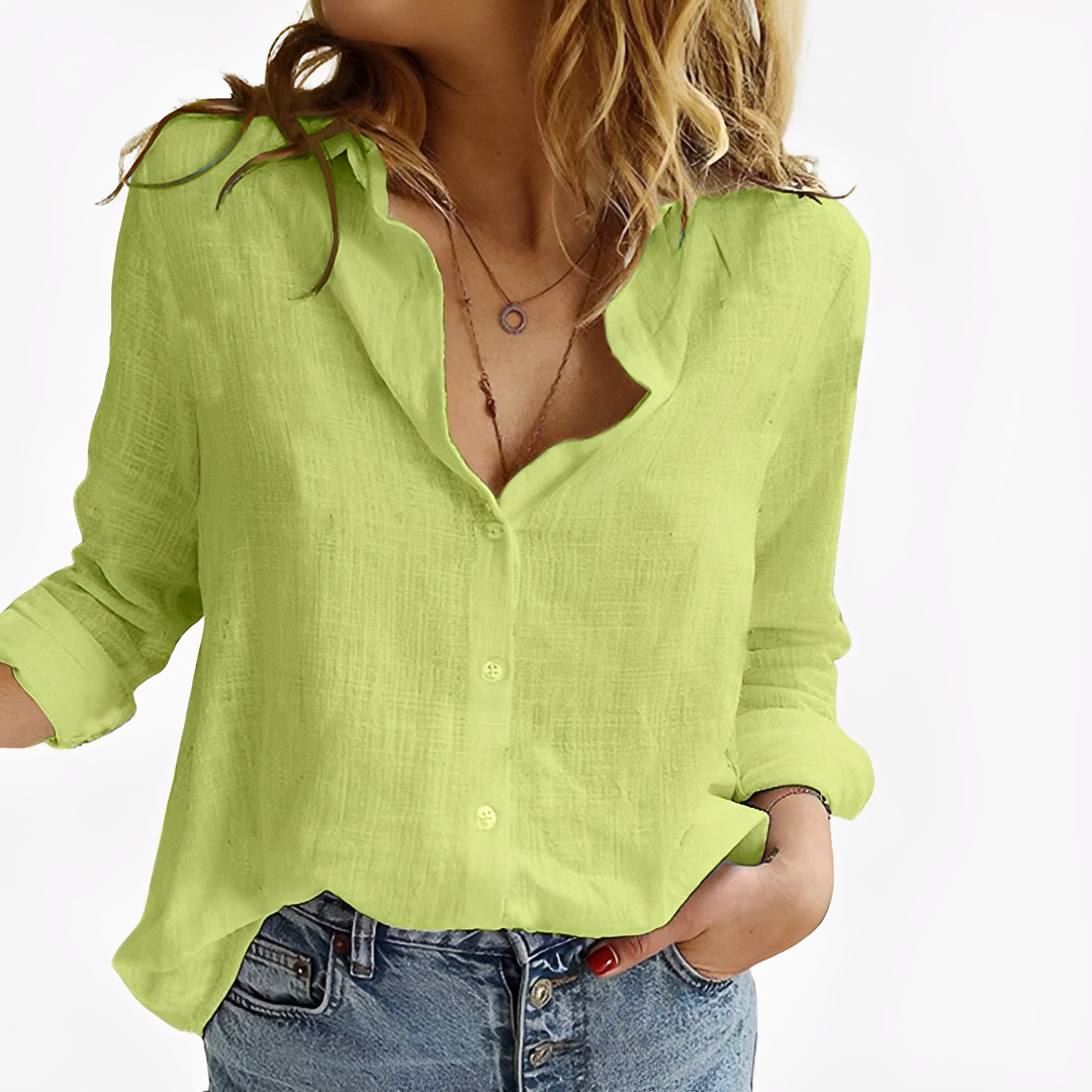 Damen Bluse Lässiger Schnitt Stilvoll
