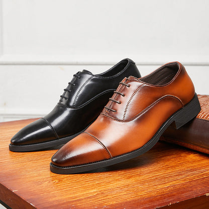 Herren Retro Halbschuhe Leder