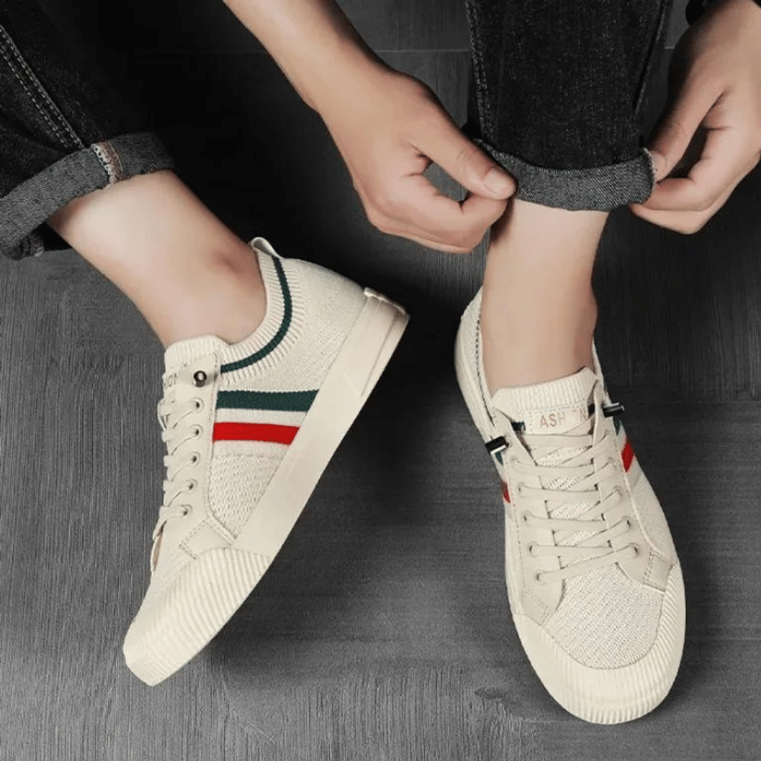 Herren Sneaker Streifen Sportlich