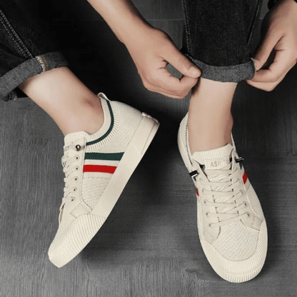 Herren Sneaker Streifen Sportlich