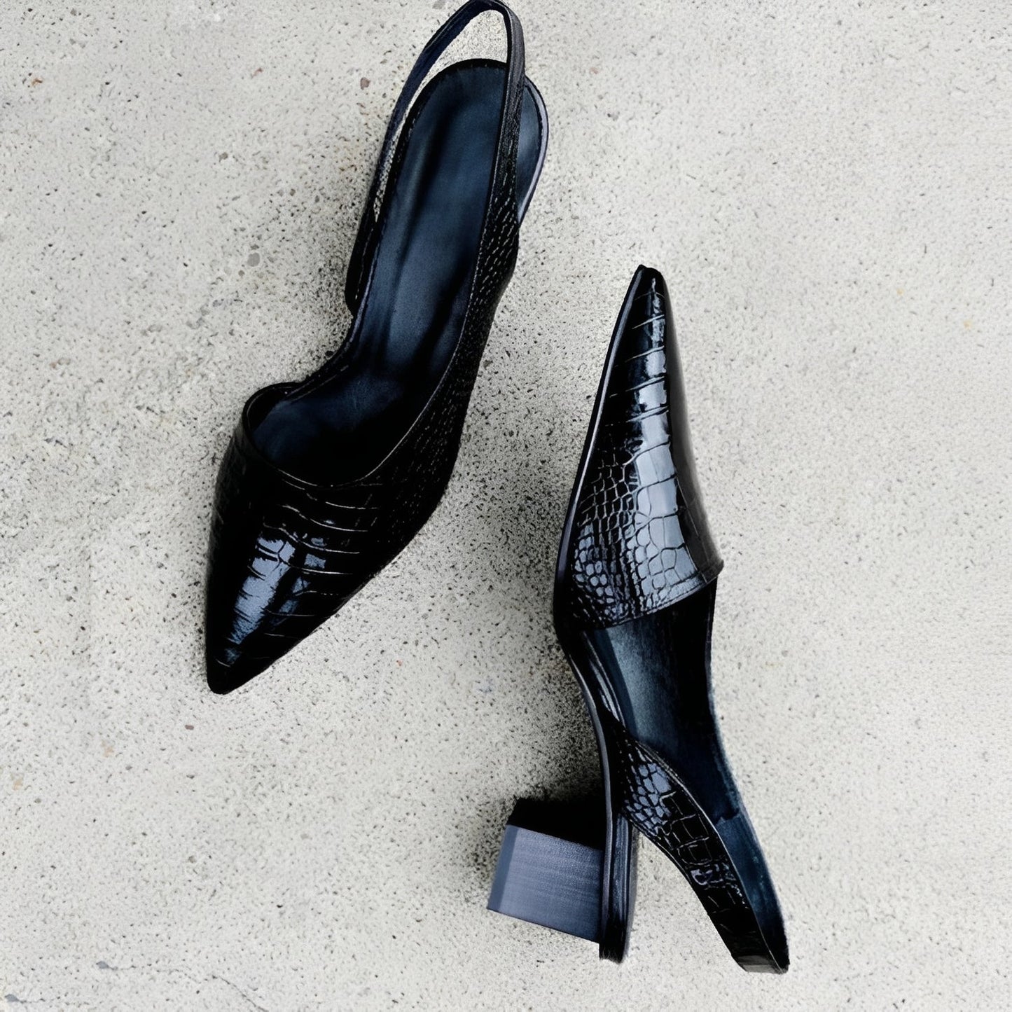 Damen Sandalen Klassisch Spitze Zehenpartie