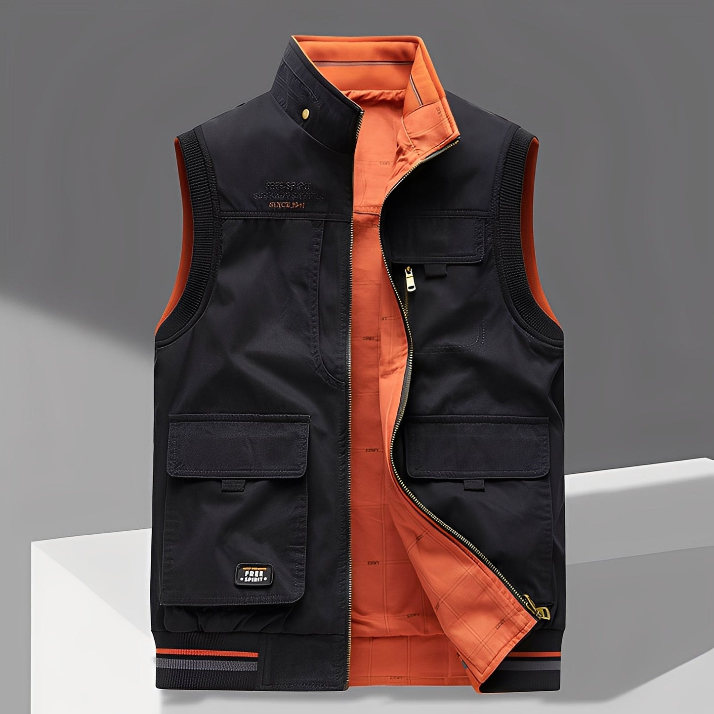 Herren Weste Mit Vielen Taschen Edel