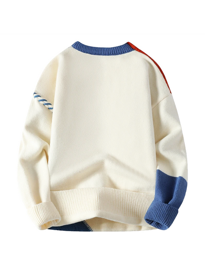 Norvielle Unisex Grobstrickpullover Strukturdesign - Norvielle