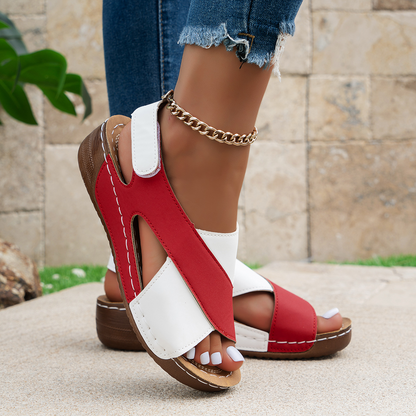 Damen Orthopädische Sandalen Dicke Sohle