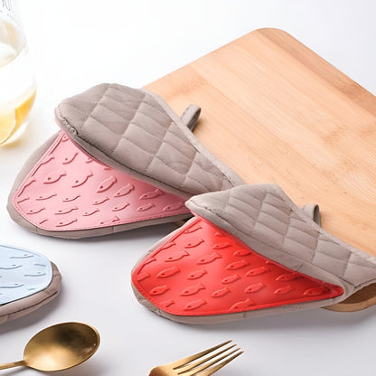 Küchenhandschuhe Silikon Polster Hitzebeständig