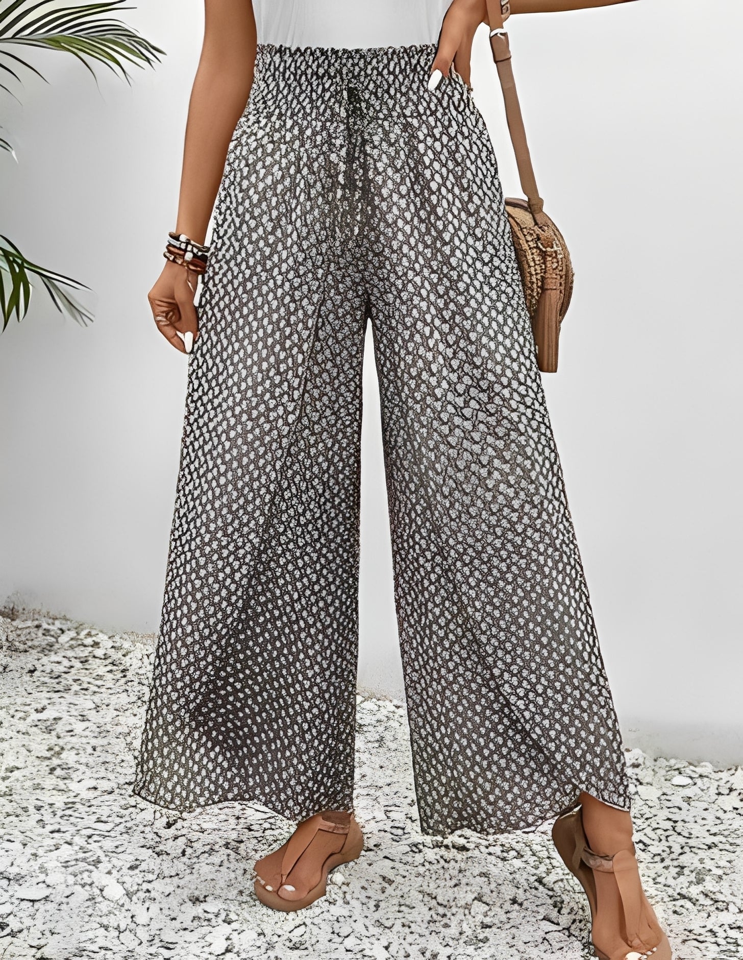 Damen Ethno-Hose Fließend Stilvoll - Norvielle