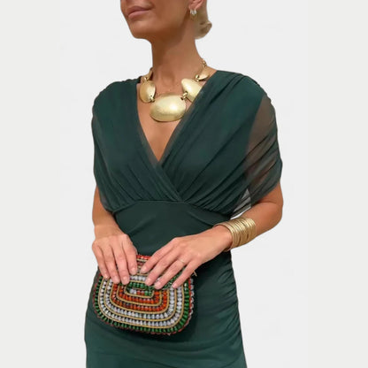 Damen Off-Shoulder Abendkleid Elegantes Design