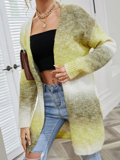 Engel Flügel Cardigan Gefüttert Offen Vorne Gradient Frauen