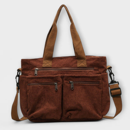 Damen Tote Tasche Alltag Leder Braun - Norvielle