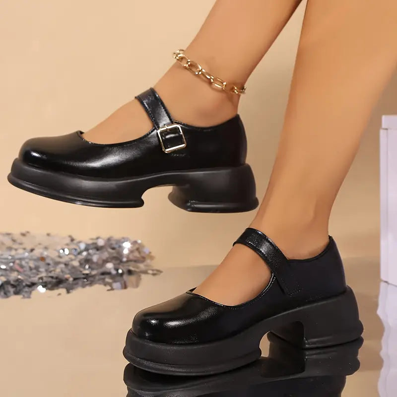 Damen Oxford-Schuhe Vintage-Stil Leder