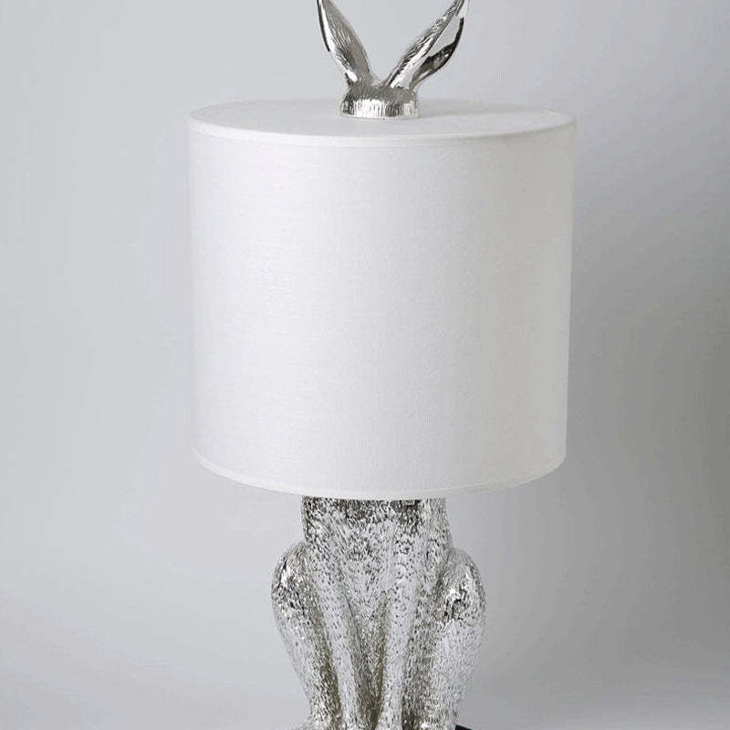 Kaninchen Tischlampe Gold Designer Leuchte