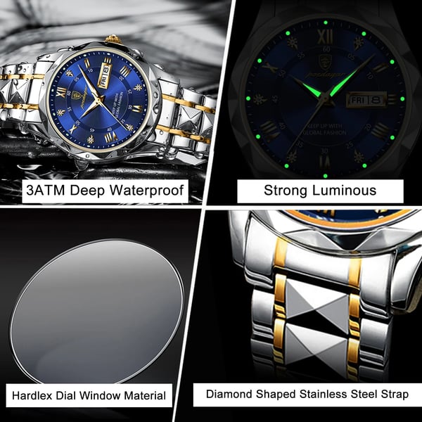 Herrenarmbanduhr Wasserdicht Leuchtfunktion