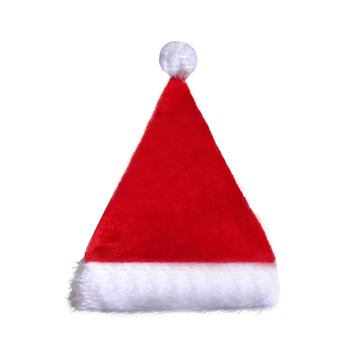 Weihnachtsmütze Weich Plüsch mit LED-Licht