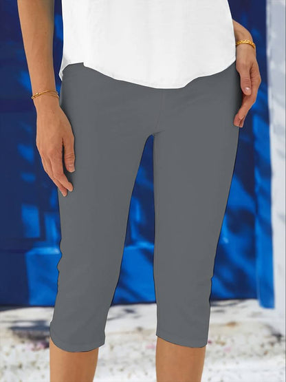 Damen Leggings Bequem Elastisch