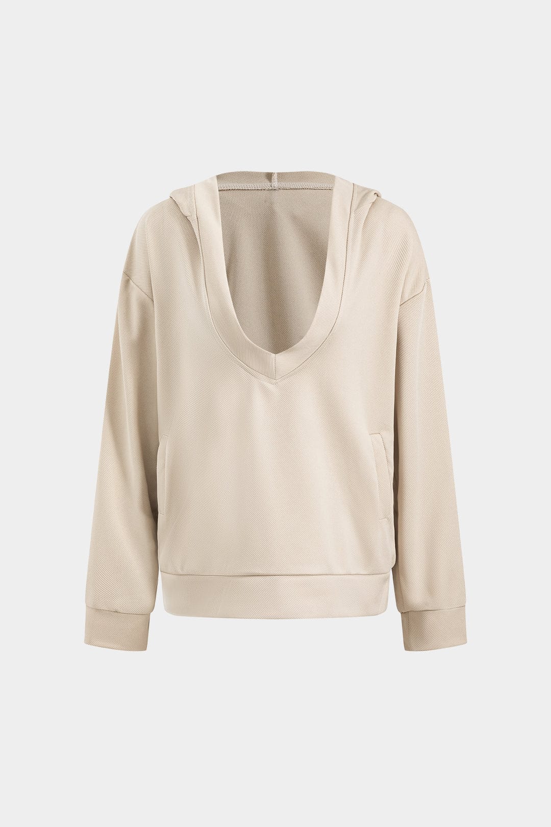 Amira Damen Bodycon Midikleid mit Kapuzenpullover