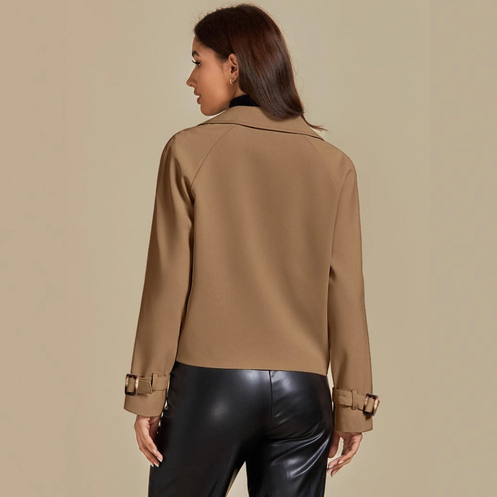 Giovanna Damen Doppelreiher Kurzjacke Mantel