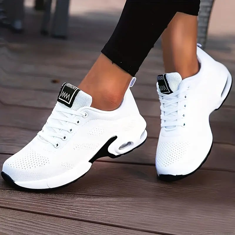 Norvielle Damen Luftkissen Sneaker Komfortabel Weich