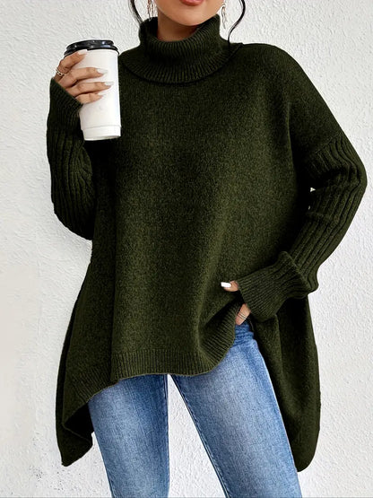 Brigitte Damen Rollkragenpullover Lang
