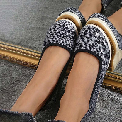 Norvielle Damen Keilschuhe Lässig