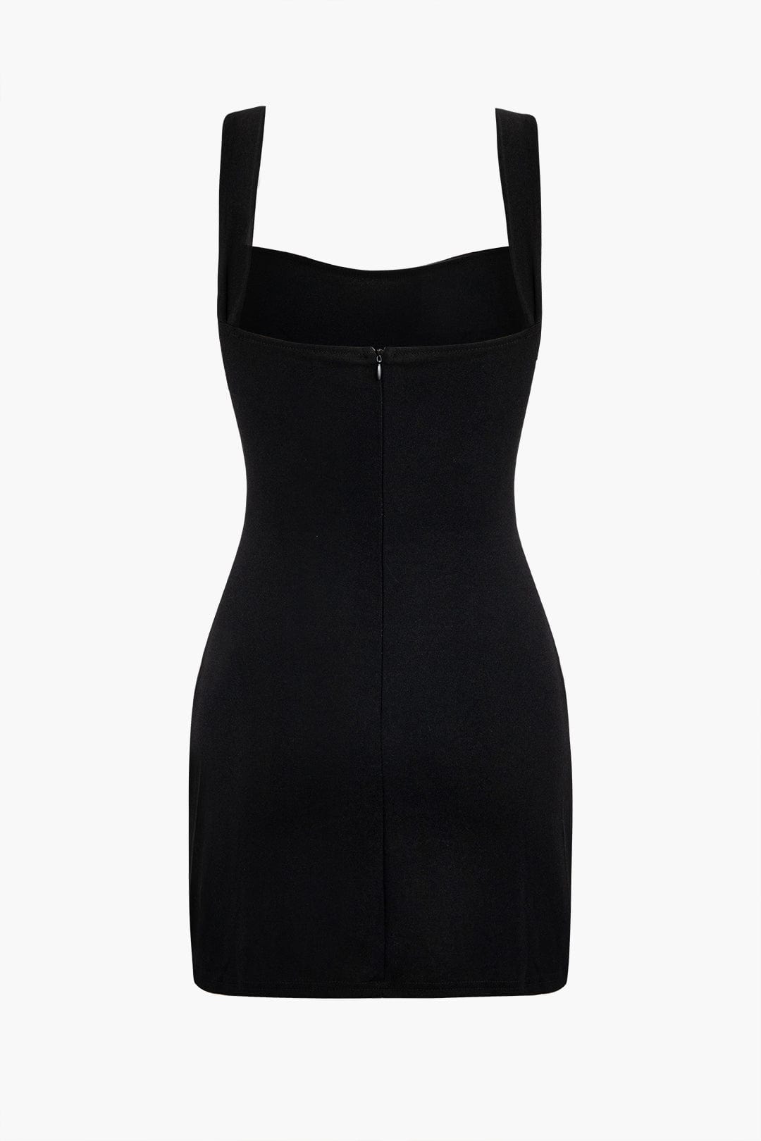 Damen Minikleid Goldene Taillierung Elegantes