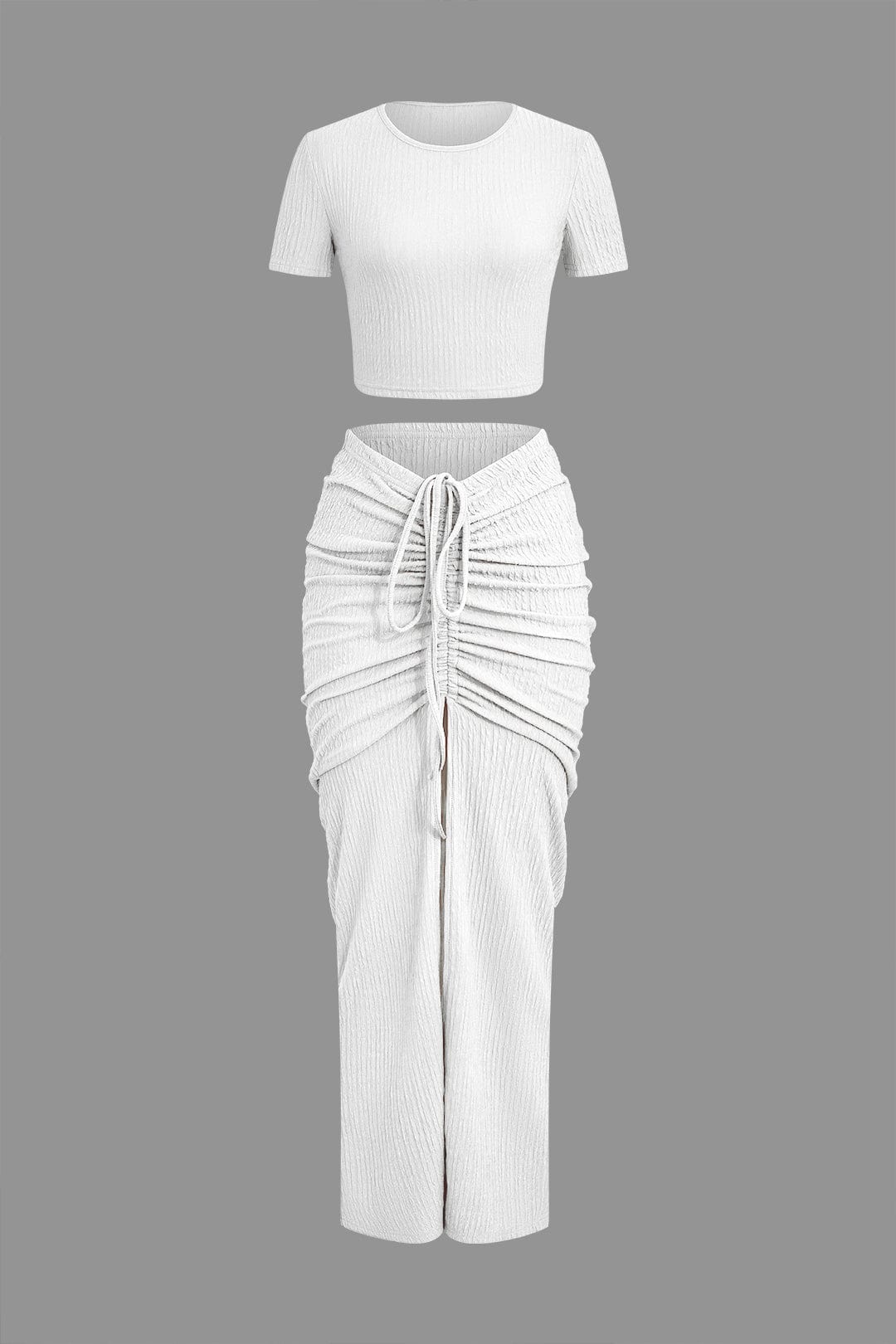 Damen Zweiteiliges Set Raffung
