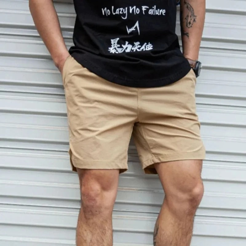 Herren Badeshorts Atmungsaktiv Einfarbig Mit Kordel