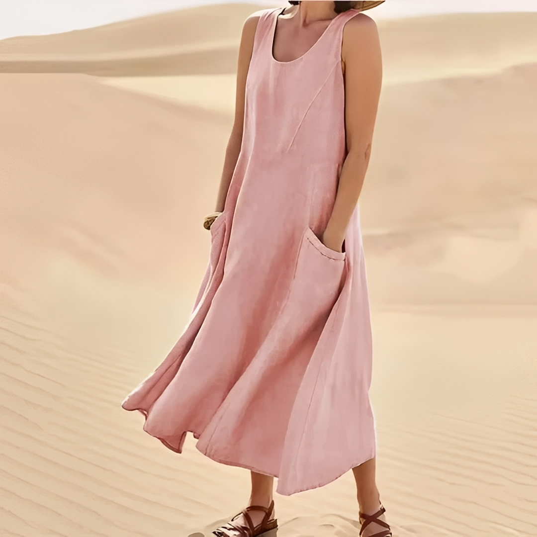 Damen Sommerkleid Modern Leicht Farbenfroh